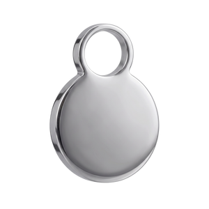 Gravierter Charm Silber